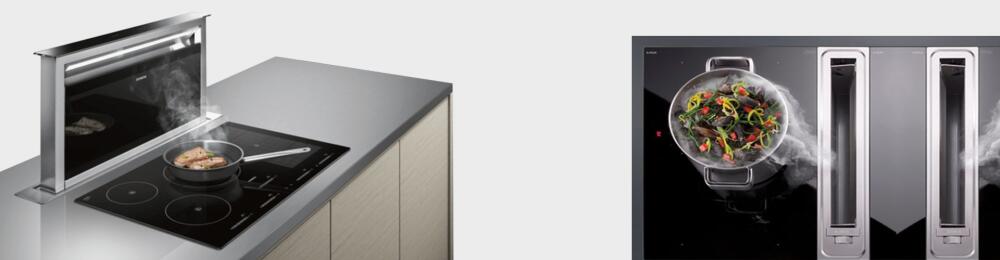 Kookplaat met afzuiging